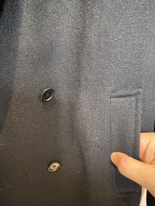 Sobretudo Zara azul escuro - XL