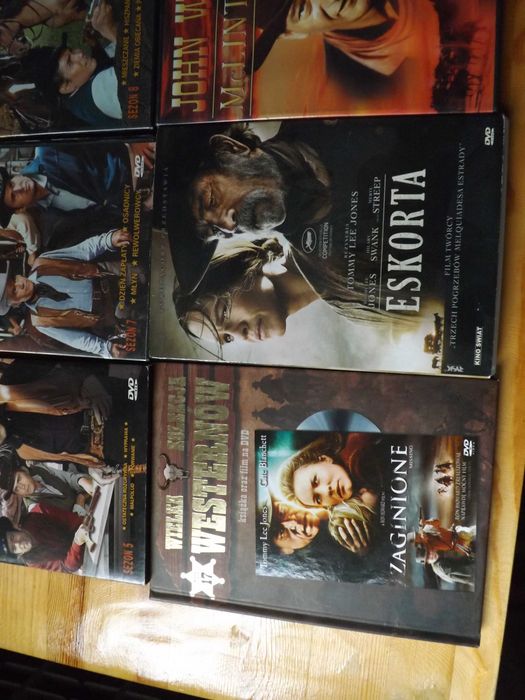 Western, Bonanza, McLintock, Eskorta, 7 wspaniałych i inne dvd film