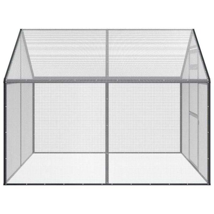 Gaiola para Pássaros Exterior 181,5x221x173,5 cm – Antracite