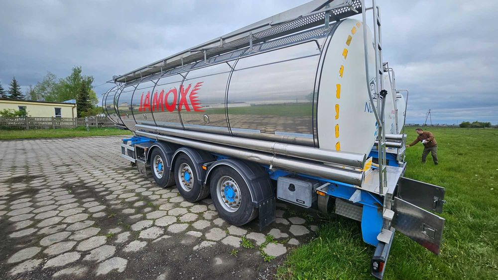 Cysterna spożywcza Wamsianów 30 000 l izo, Webasto, CIP, 4 komory