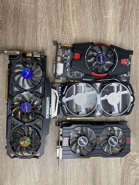 nvidia Geforce GTX660 , GTX780 , китаєць 1080 , Radeo HD7770,