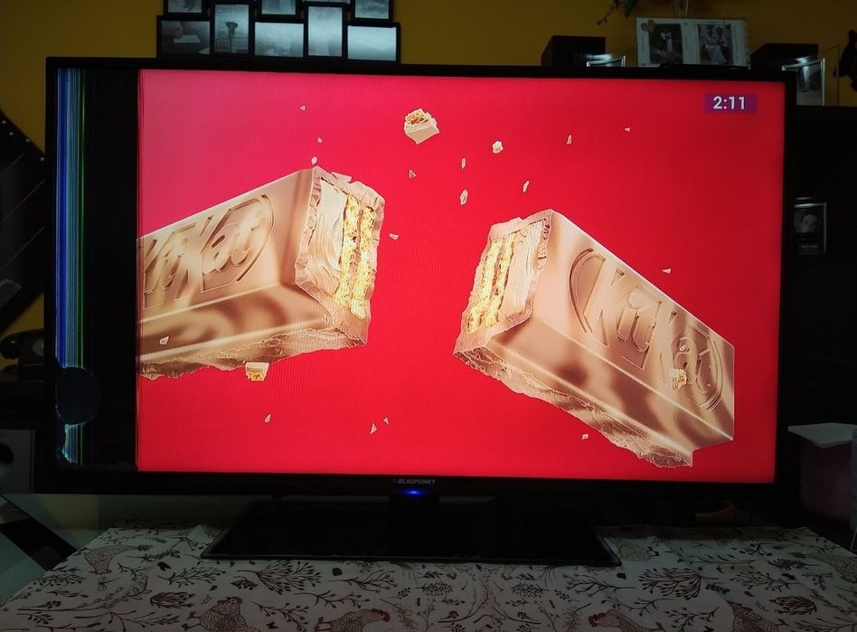 Televisão Blaupunkt 40 in para peças casa quarto apartamento vivenda escritório gabinete carro cozinha