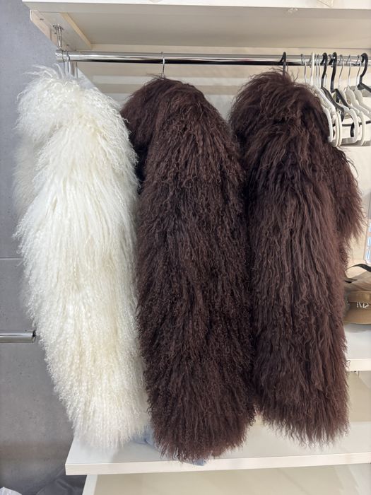 Alpaka lama naturalne futro s