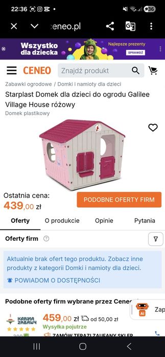 Domek ogrodowy dla dzieci Starplast