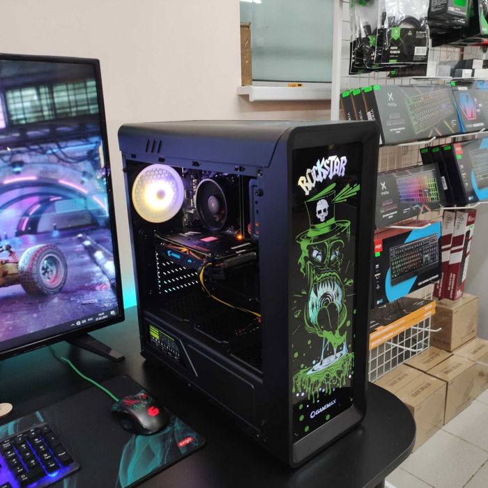 Компютер Новый Ryzen 5 3600, 16GB DDR4, AORUS RX 570, SSD 512GB m2 ТОП