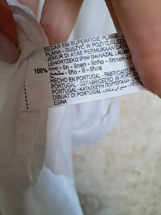 Блуза 100% льон Zara на  розмір М-Л і ХЛ- 2 ХЛ