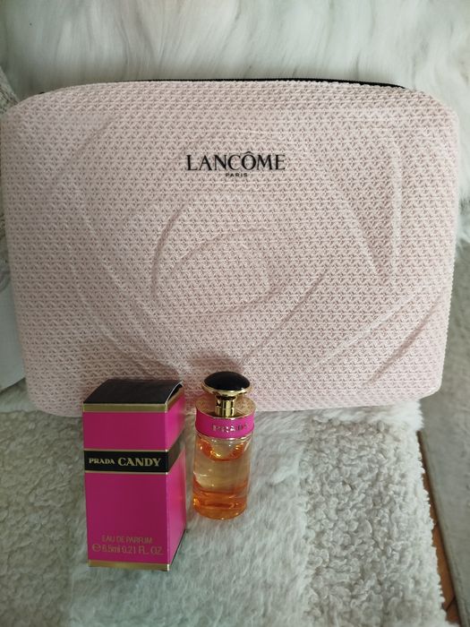Prada Candy woda perfumowana 6,5ml plus kosmetyczka Lancome