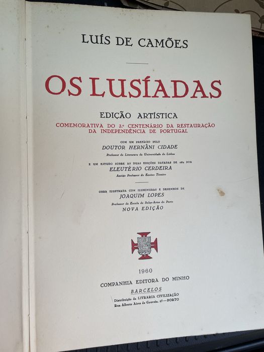 "Os Lusiadas" edicao 1960