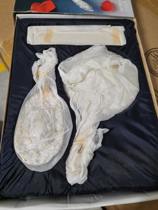 Conjunto de beleza banhado a Prata