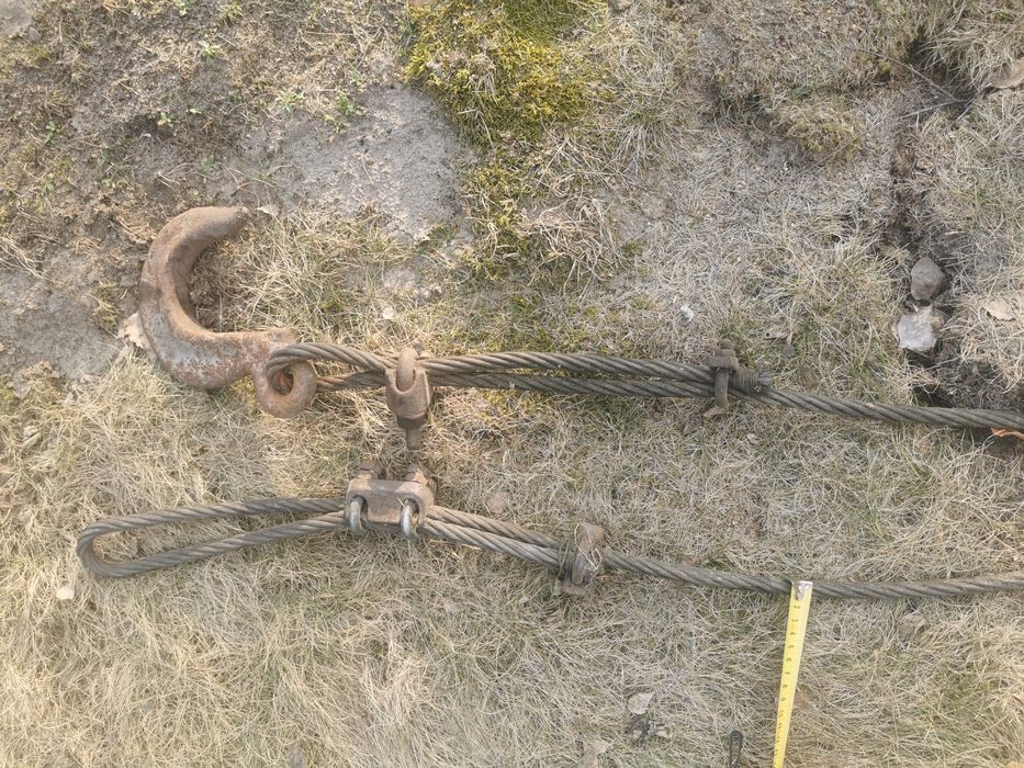 Lina stalowa z hakiem