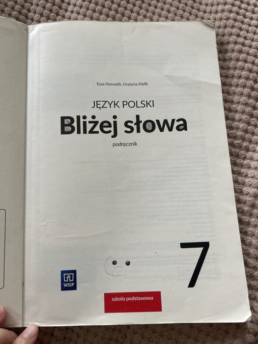 Język polski Bliżej słowa 7 WSiP podręcznik