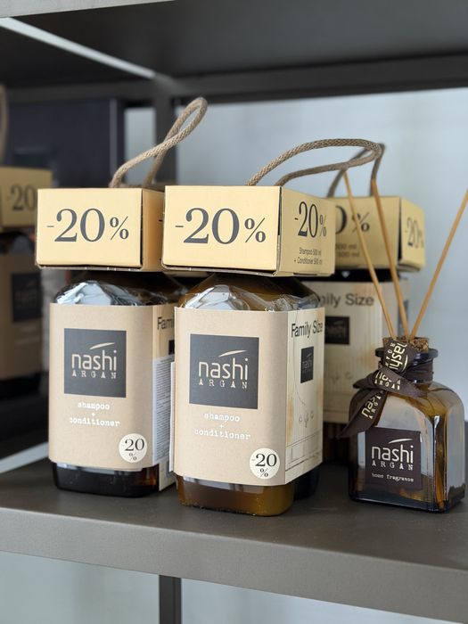 Набір Nashi Argan шампунь + кондиціонер