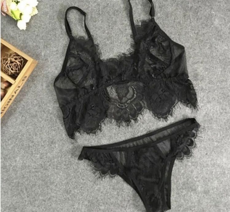 Сексуальна нижня білизна мереживна прозора, Делікатний комплект