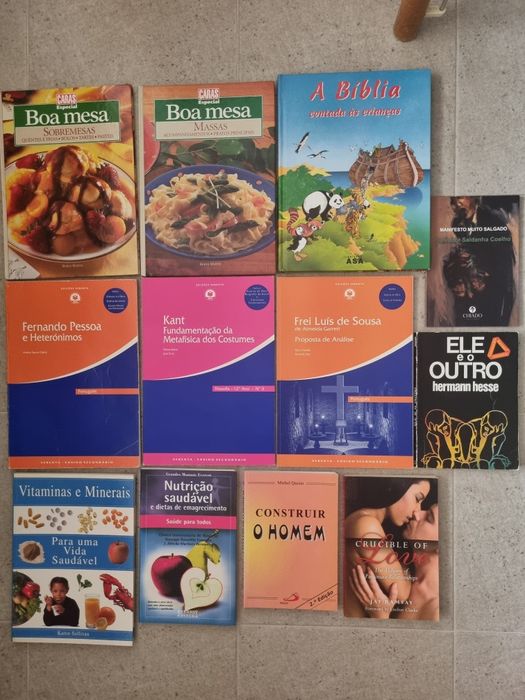 Livros - 2€ cada um