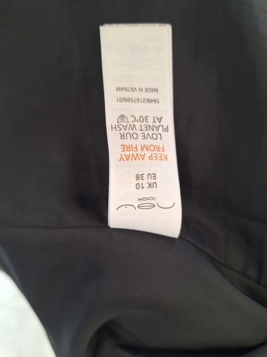 Płaszcz z kapturem wiosna jesień zima 36 / 38