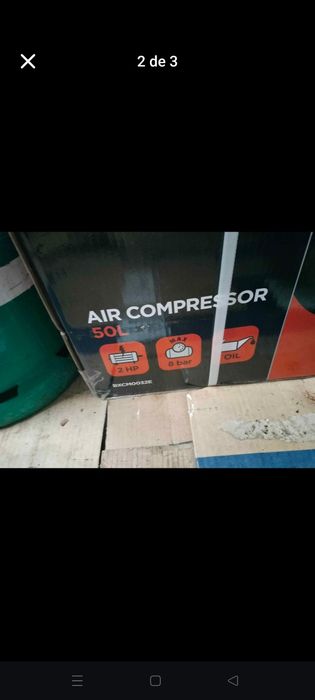 Compressor 50l com kit oferta