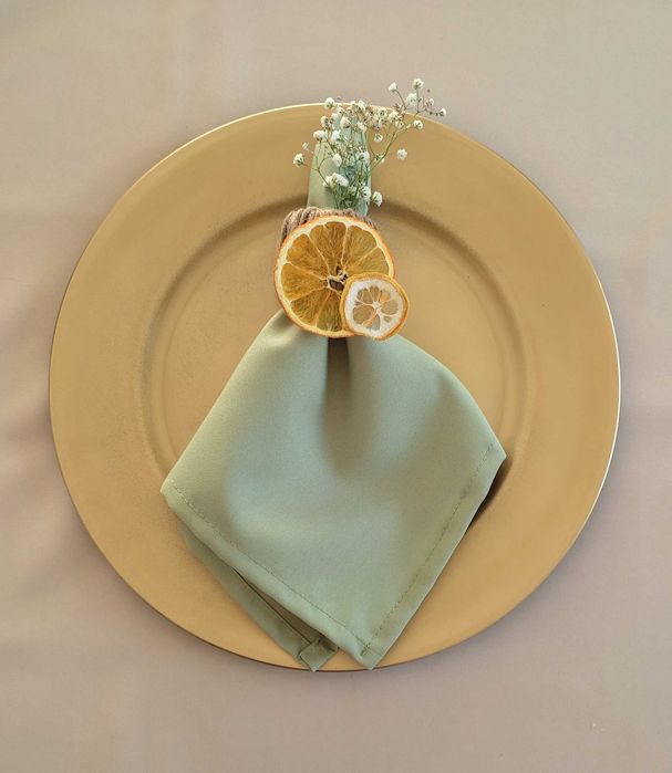 Serweta materiałowa bankietowa pistacjowa pistacja oliwka serwetka