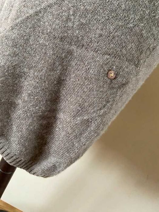 Xl sukienka sweterkowa sweter braz bez 40 42 kaszmir merino welna wool