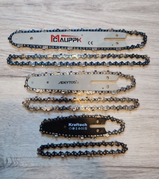 Шина  цепь для аккумуляторной мини пилы сучкореза 4, 6, 8 дюймов