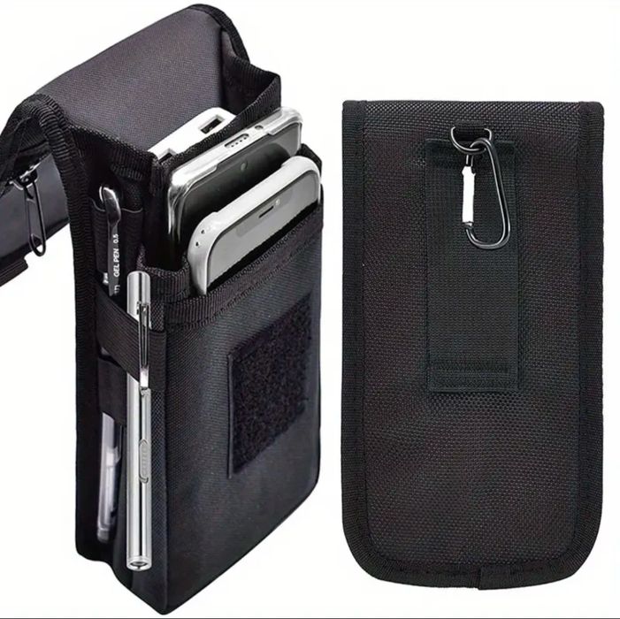 Saszetka / etui na smartfon z wieloma przegrodami