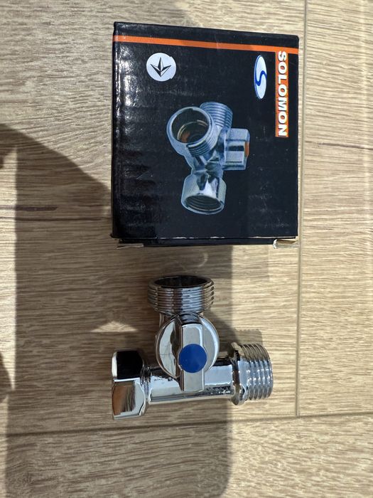 Кран для стиральной машины Solomon 1/2"х3/4"х1/2" A7053