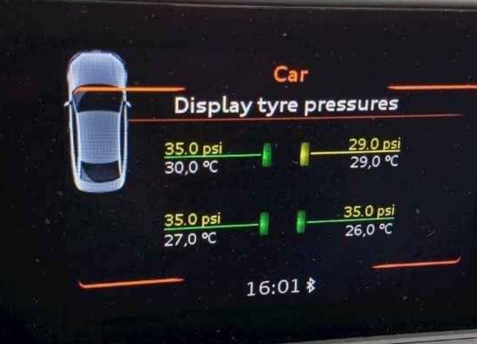 VAG  Monitor pressão dos pneus