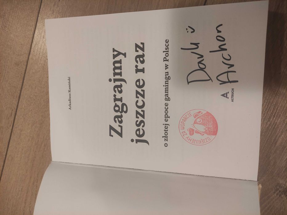 Zagrajmy jeszcze raz - Arkadiusz Kamiński (z autografem)