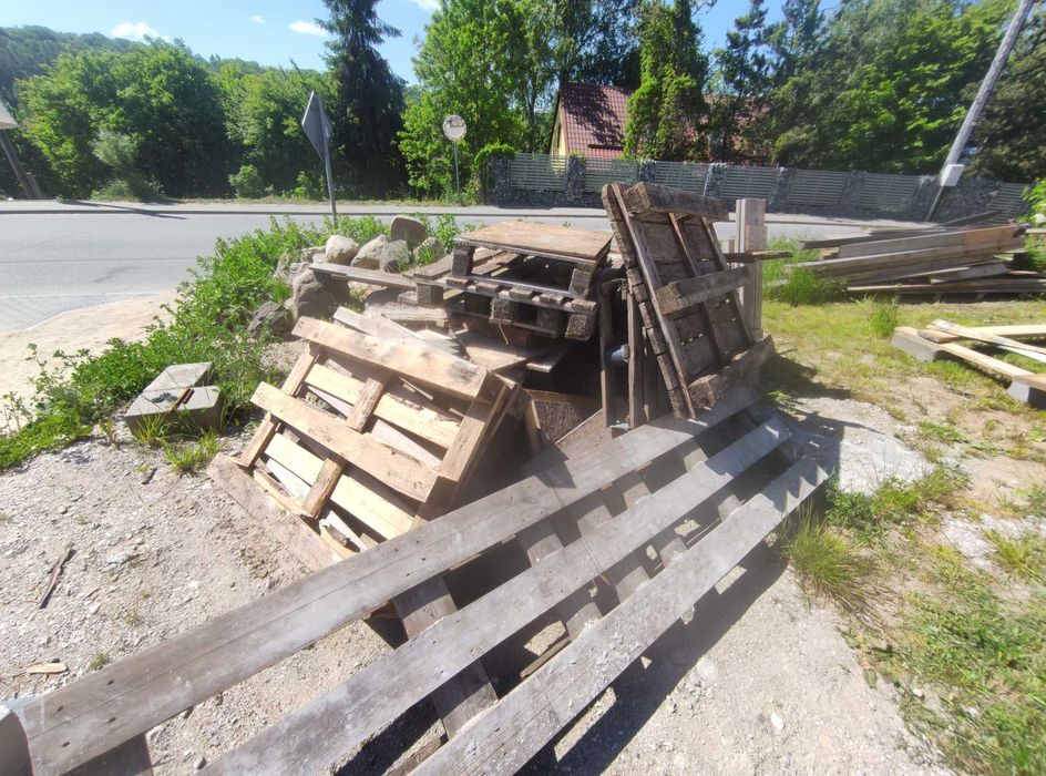 Palety drewno na opał za darmo odbiór dziś