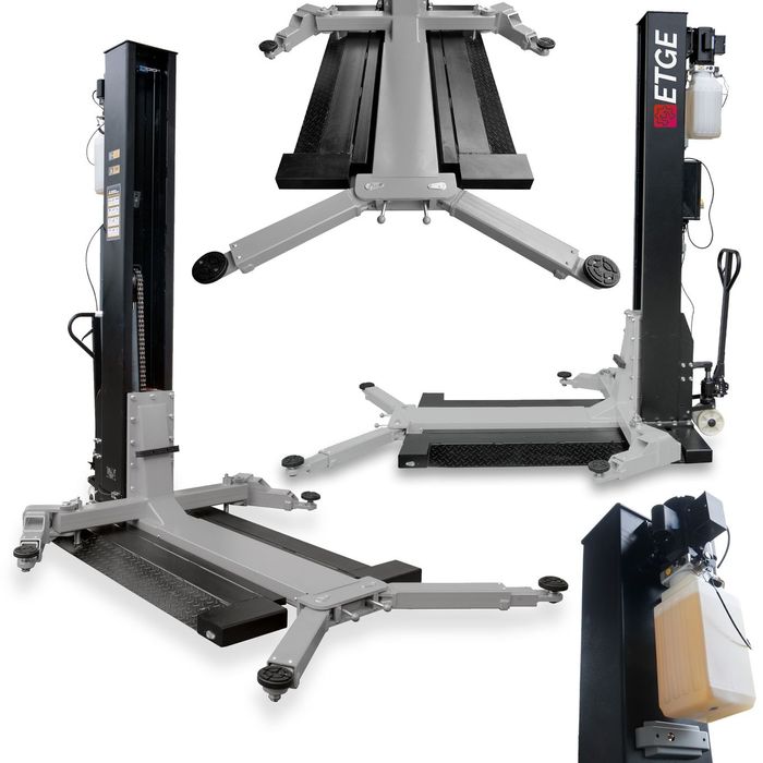 Podnośnik Jednokolumnowy Mobilny ETGE- 2800LIFT Pełny Automat Udźwig 2800KG