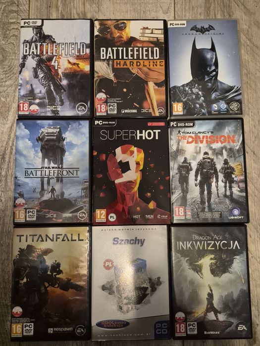 Zestaw gier PC dla kolekcjonera