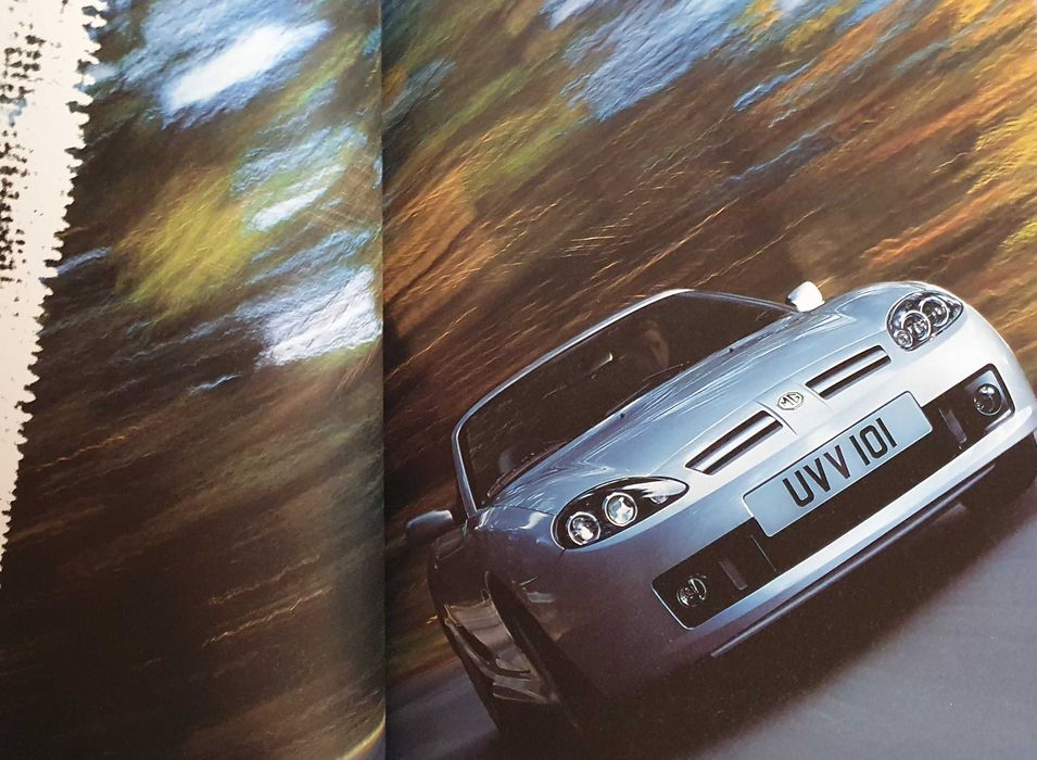 Catálogo automóvel MG TF - 2002 - Portugal