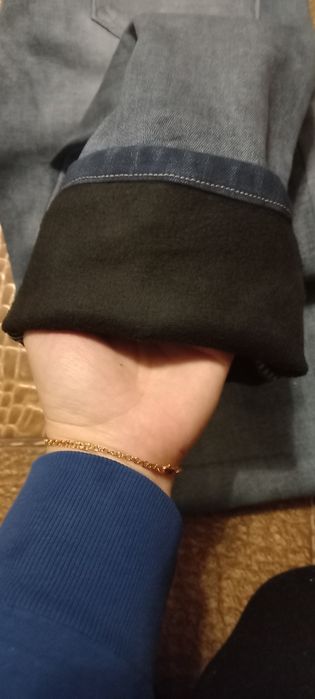 Джинсы на флисе, 30 размер