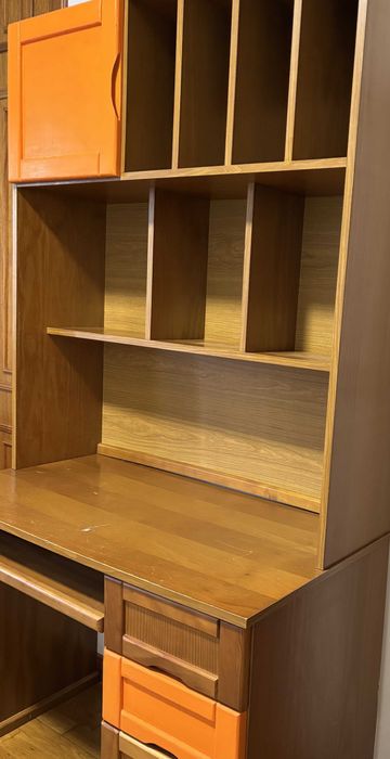 Secretária com Estante para Quarto de Criança ou Escritório