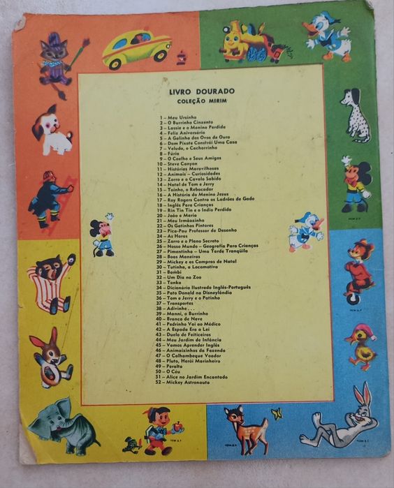 Livro infantil dos anos 60