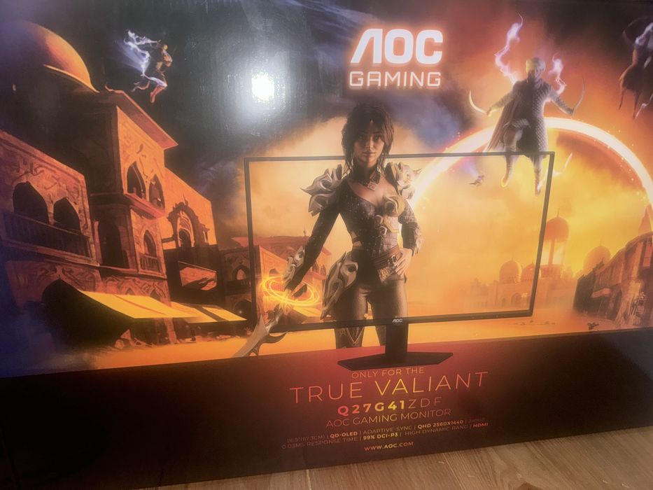 Monitor Gaming AOC Q27G41ZDF | OLED 26.5'' | 240Hz | QHD