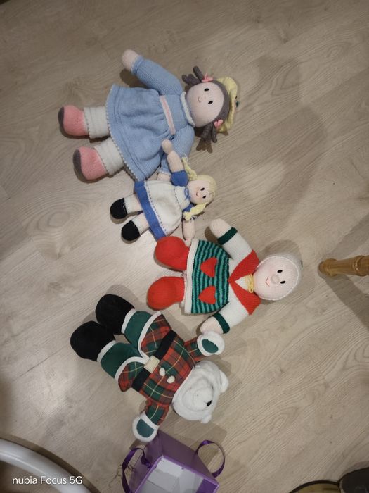 Кукла игрушка мягкая кроватка