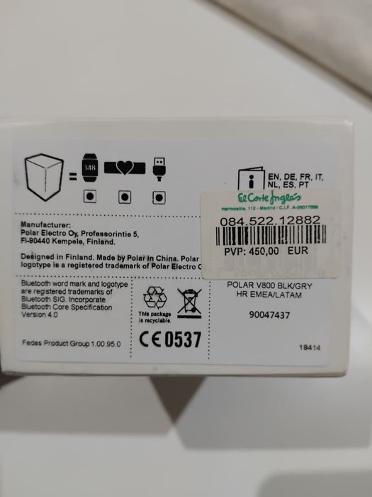 Relógio GPS Polar V800 multidesportivo