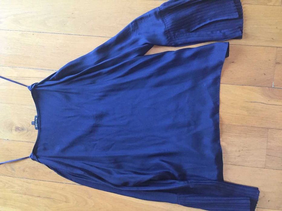 Blusa Azul - Tamanho 40 - Massimo Dutti - Nova