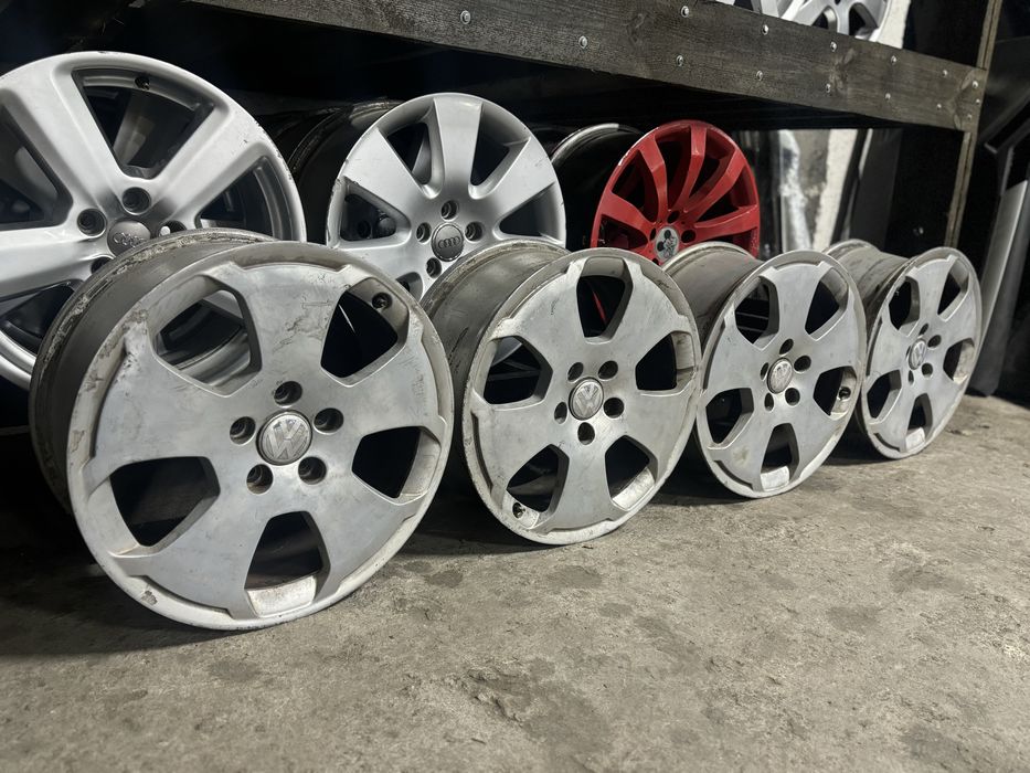 Титани R17 5x112 passat B6 audi skoda golf диски р17 діскі volkswagen