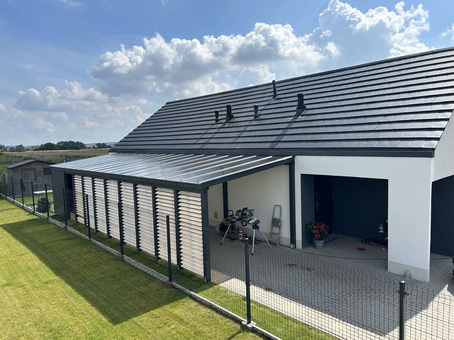 Tarasy,pergole,garaże,dachy,wiaty pergole  montaż poliweglanu