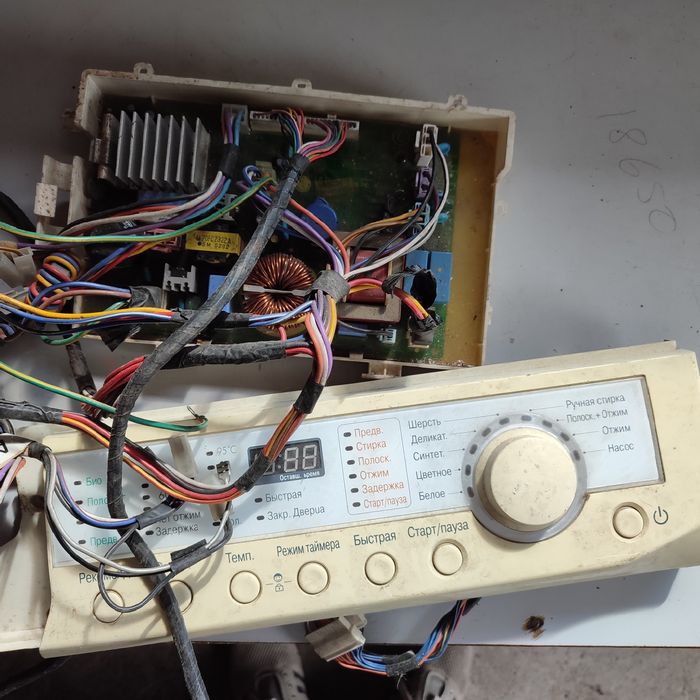 Електроніка пралки LG, плата управління