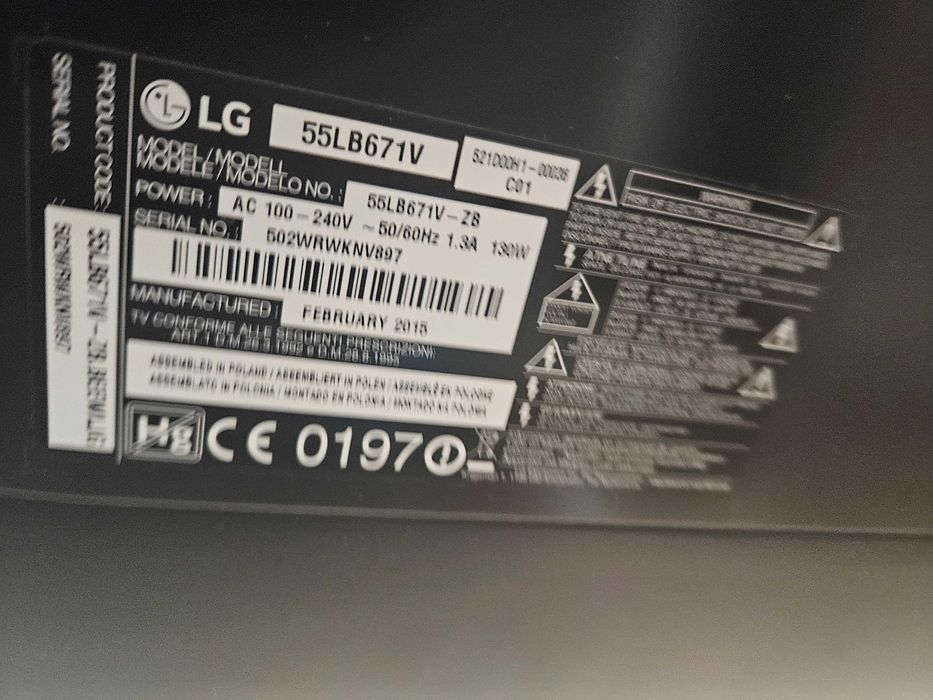LG LED  55LB671V