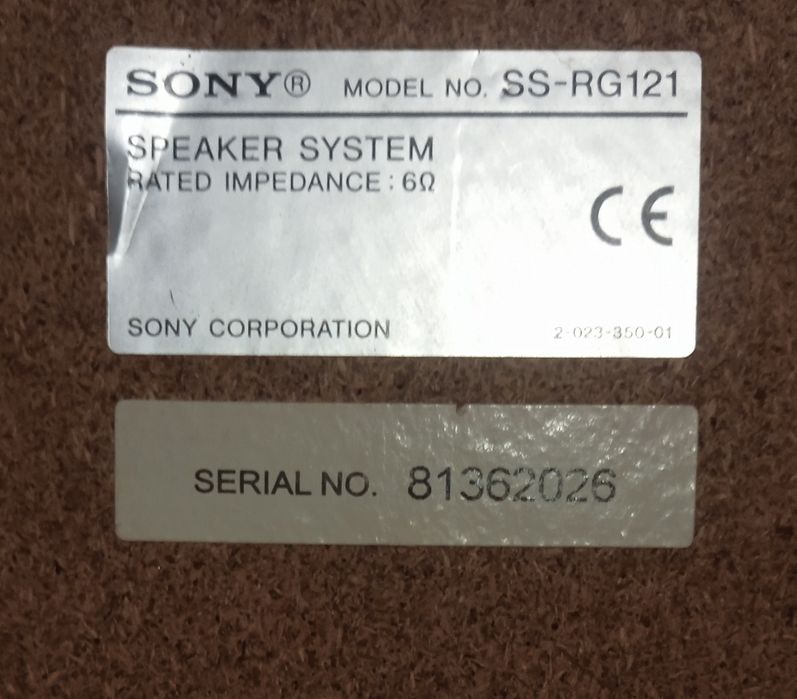 Колонка Sony SS - RG 121.