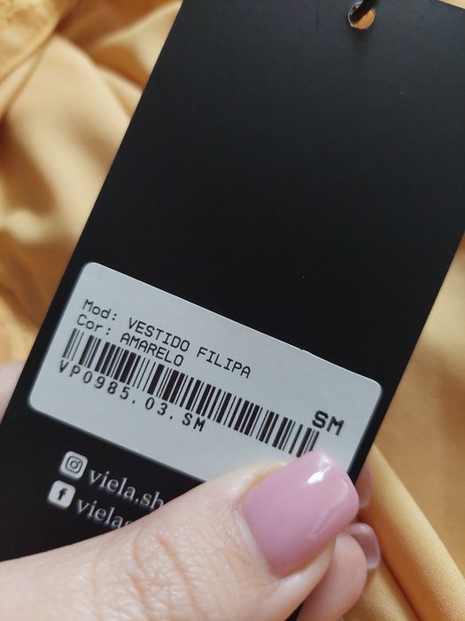 Vestido Amarelo novo