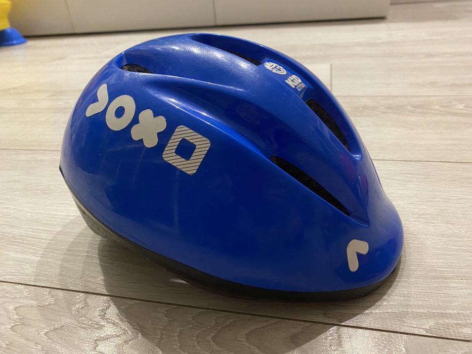 Kask BTWIN kid edition Decathlon rozmiar 47-53 cm