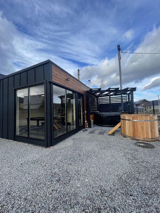 Чан джакузі сауна на дровах