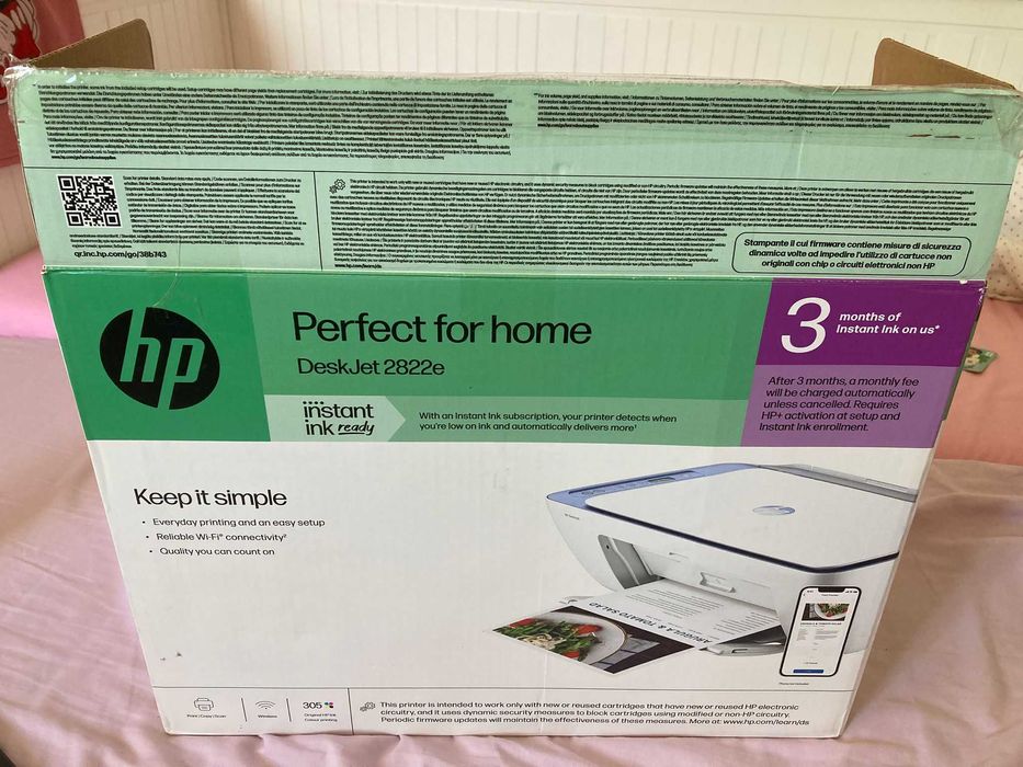 Impressora HP - 2822e - NOVA