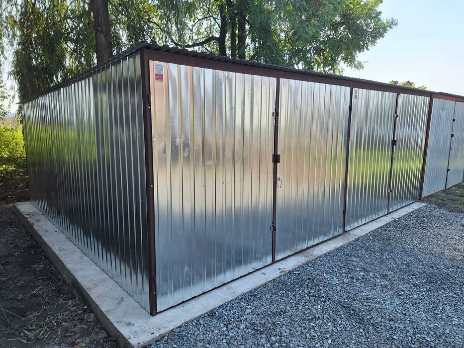 Garaże Garaż 3x5 CAŁY OCYNK MOCNY Blaszak Cały Kraj Szybki Termin Raty