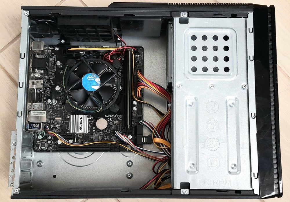 Компьютер Системный блок Pentium G5400 МП AsRock H310CM-HDV SSD 128gb