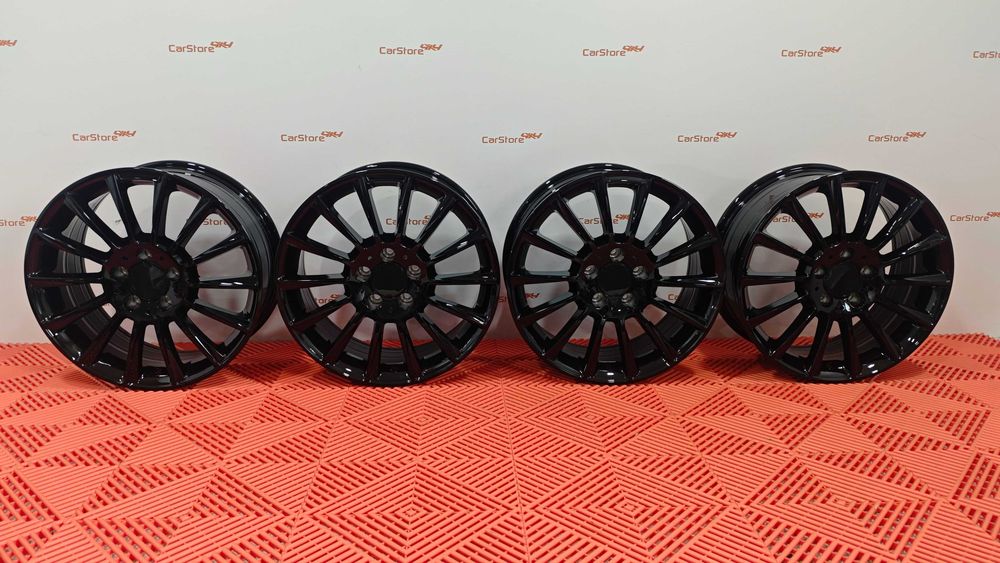 Jantes Look Mercedes Turbine 17 x 7.5j et 35 5x112 Preto